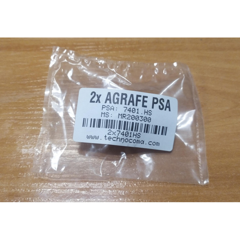 Lot of 2 plastic rivets 7401HS for Citroen Peugeot Mitsubishi MR200300