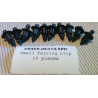 10x Suzuki 09409063145PK Rivet Clip Carénage - Noir 6mm Honda Kymco