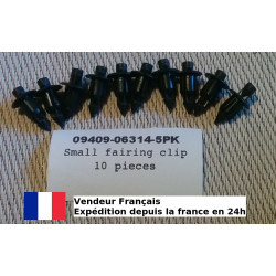 10x Suzuki 09409063145PK Rivet Clip Carénage - Noir 6mm Honda Kymco